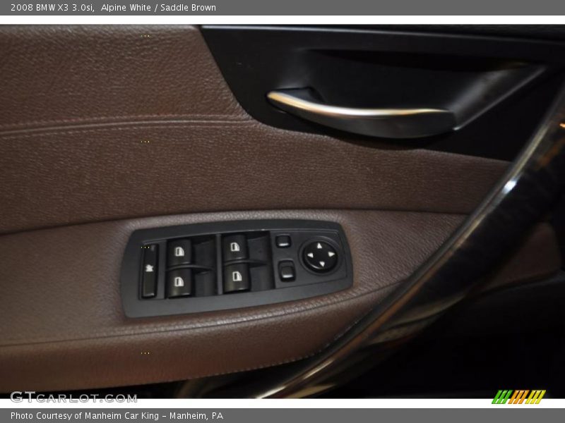 Alpine White / Saddle Brown 2008 BMW X3 3.0si