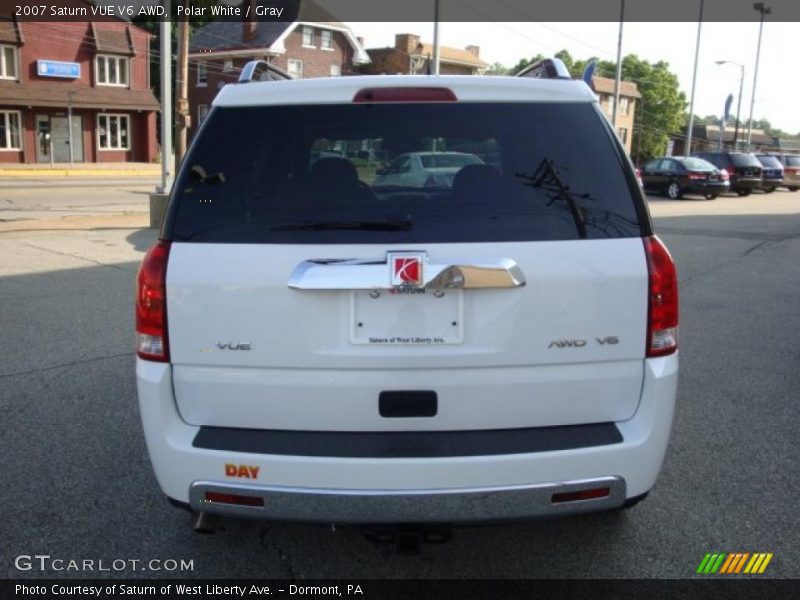 Polar White / Gray 2007 Saturn VUE V6 AWD