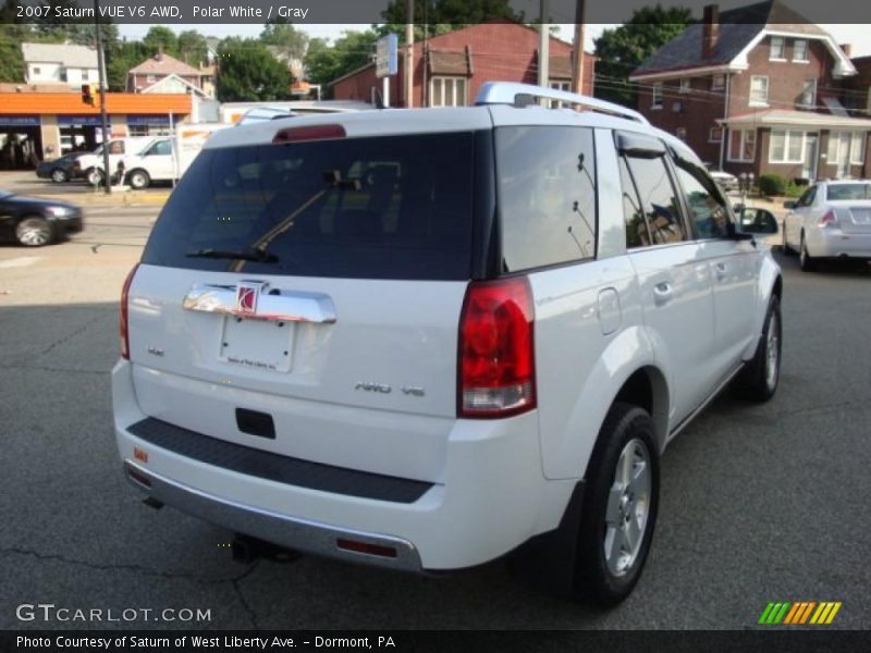 Polar White / Gray 2007 Saturn VUE V6 AWD