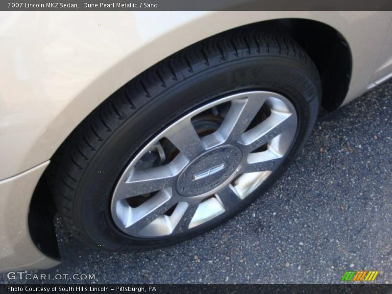 Dune Pearl Metallic / Sand 2007 Lincoln MKZ Sedan