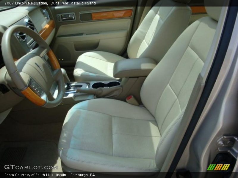Dune Pearl Metallic / Sand 2007 Lincoln MKZ Sedan
