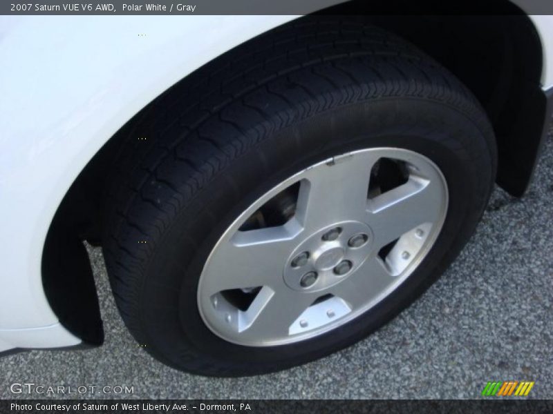 Polar White / Gray 2007 Saturn VUE V6 AWD