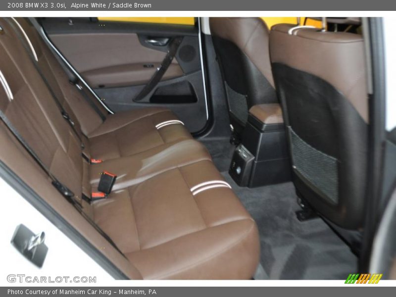 Alpine White / Saddle Brown 2008 BMW X3 3.0si