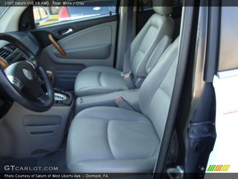 Polar White / Gray 2007 Saturn VUE V6 AWD