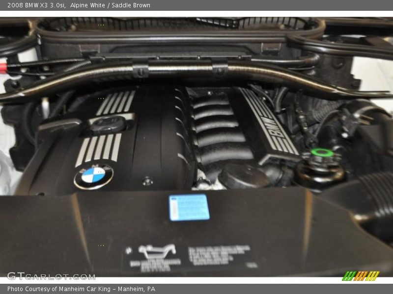 Alpine White / Saddle Brown 2008 BMW X3 3.0si