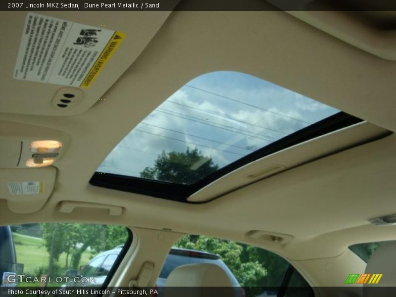 Dune Pearl Metallic / Sand 2007 Lincoln MKZ Sedan