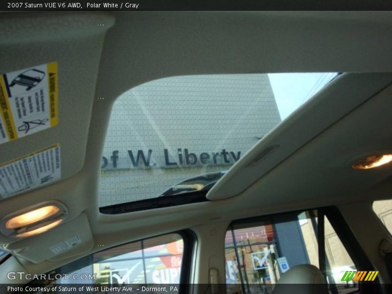 Polar White / Gray 2007 Saturn VUE V6 AWD