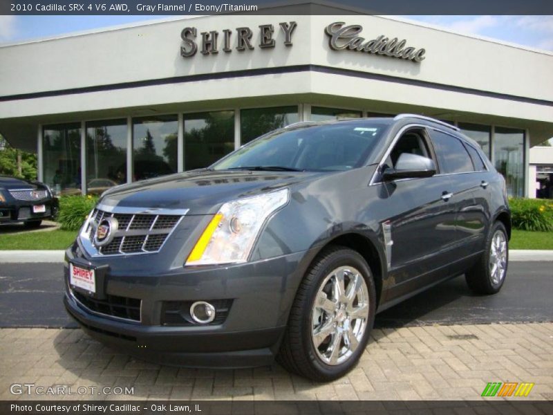 Gray Flannel / Ebony/Titanium 2010 Cadillac SRX 4 V6 AWD