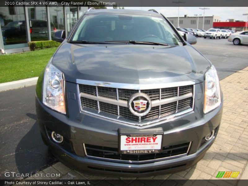 Gray Flannel / Ebony/Titanium 2010 Cadillac SRX 4 V6 AWD