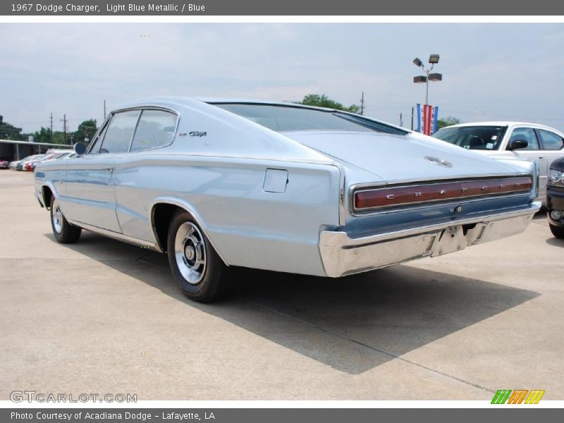 Light Blue Metallic / Blue 1967 Dodge Charger