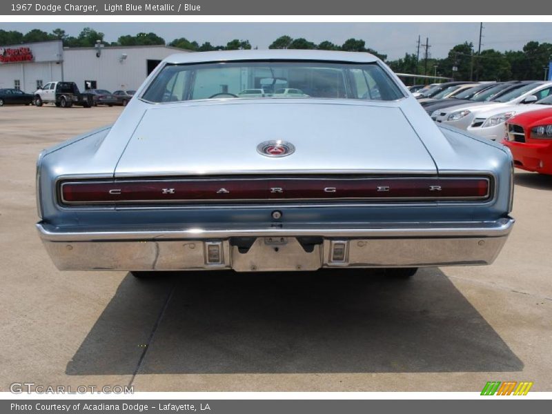 Light Blue Metallic / Blue 1967 Dodge Charger