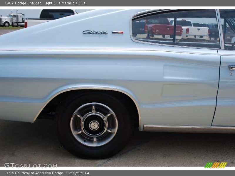 Light Blue Metallic / Blue 1967 Dodge Charger