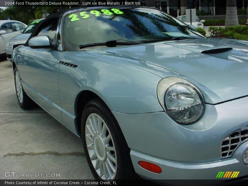 Light Ice Blue Metallic / Black Ink 2004 Ford Thunderbird Deluxe Roadster