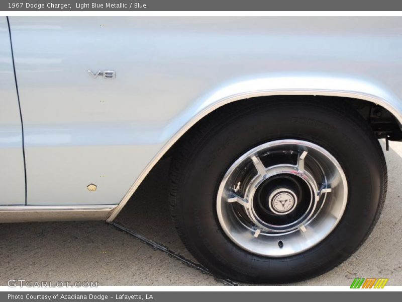 Light Blue Metallic / Blue 1967 Dodge Charger