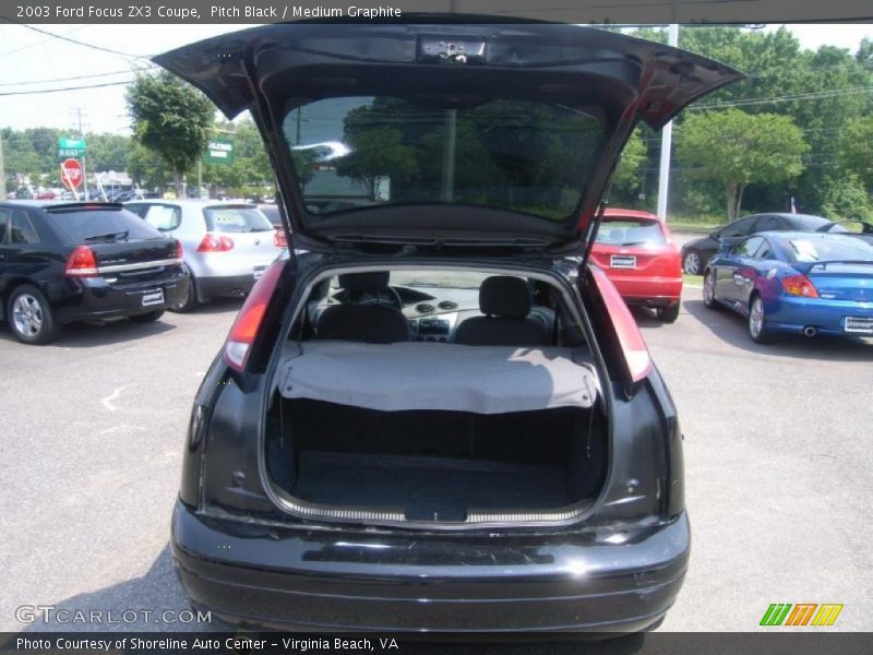 Pitch Black / Medium Graphite 2003 Ford Focus ZX3 Coupe