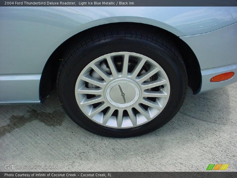 Light Ice Blue Metallic / Black Ink 2004 Ford Thunderbird Deluxe Roadster