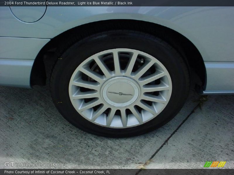 Light Ice Blue Metallic / Black Ink 2004 Ford Thunderbird Deluxe Roadster