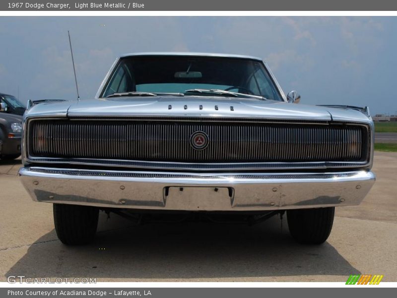 Light Blue Metallic / Blue 1967 Dodge Charger