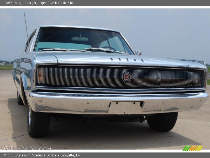 Light Blue Metallic / Blue 1967 Dodge Charger