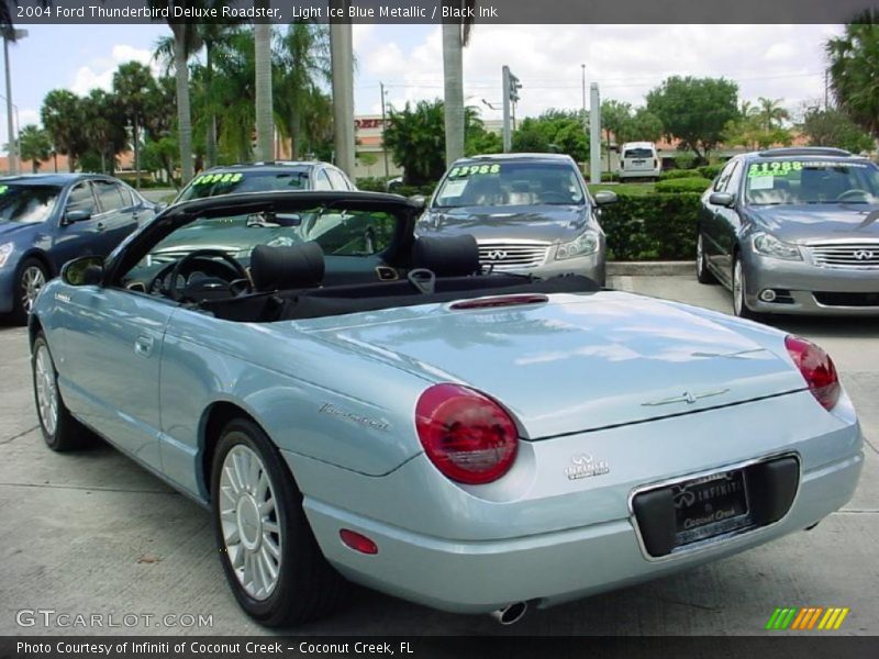 Light Ice Blue Metallic / Black Ink 2004 Ford Thunderbird Deluxe Roadster