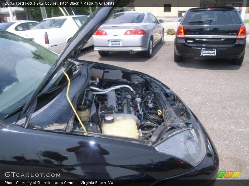 Pitch Black / Medium Graphite 2003 Ford Focus ZX3 Coupe