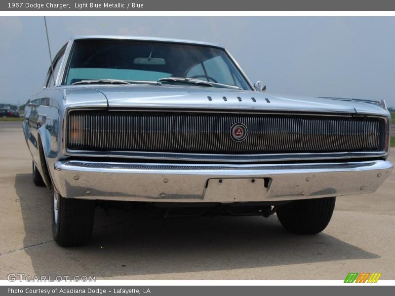 Light Blue Metallic / Blue 1967 Dodge Charger