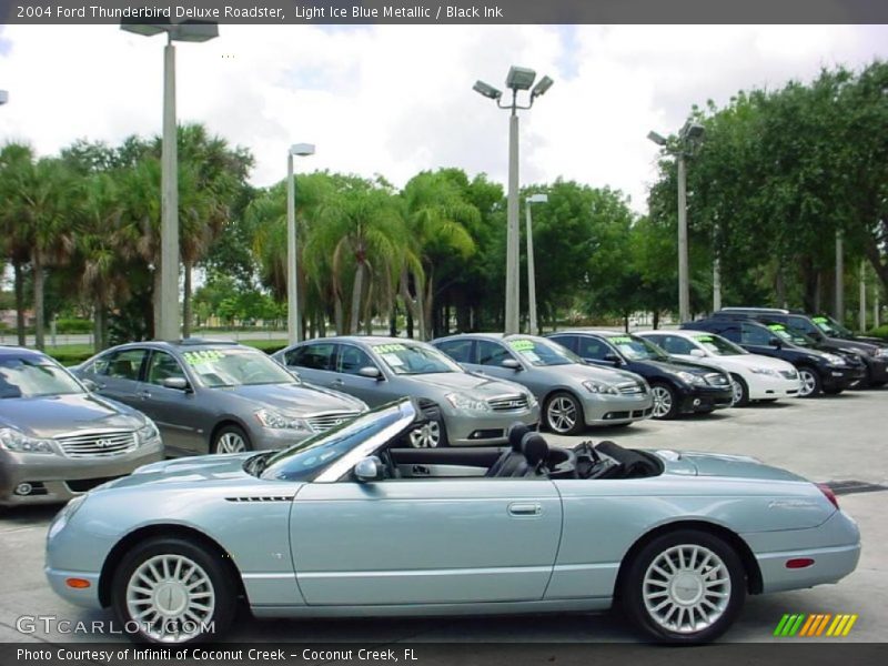 Light Ice Blue Metallic / Black Ink 2004 Ford Thunderbird Deluxe Roadster