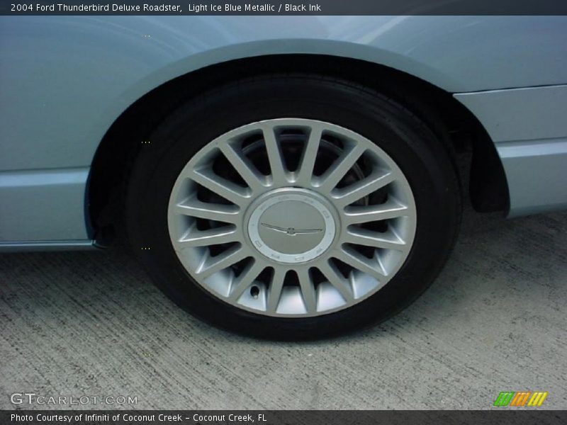 Light Ice Blue Metallic / Black Ink 2004 Ford Thunderbird Deluxe Roadster