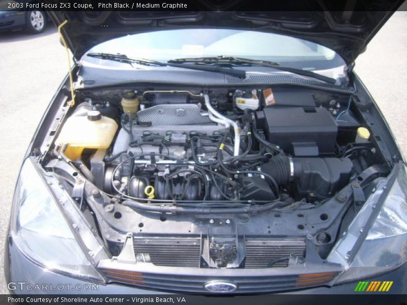 Pitch Black / Medium Graphite 2003 Ford Focus ZX3 Coupe