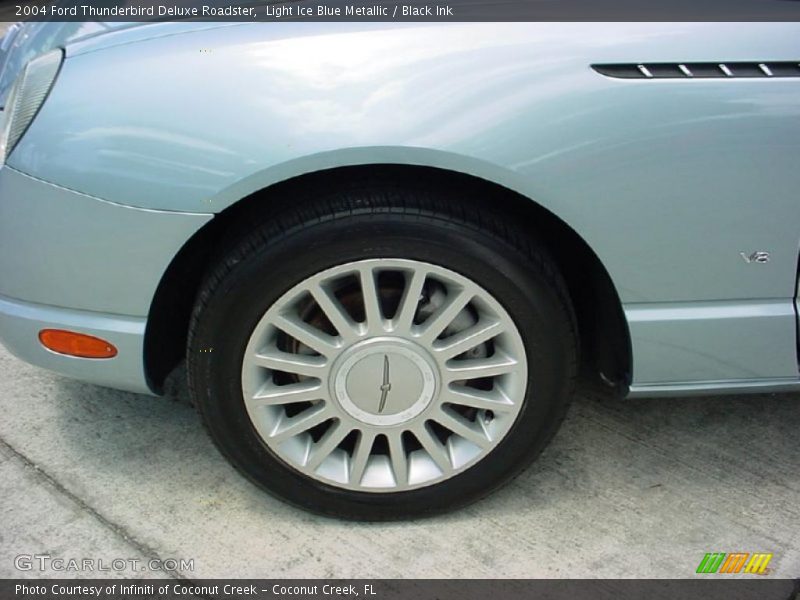 Light Ice Blue Metallic / Black Ink 2004 Ford Thunderbird Deluxe Roadster