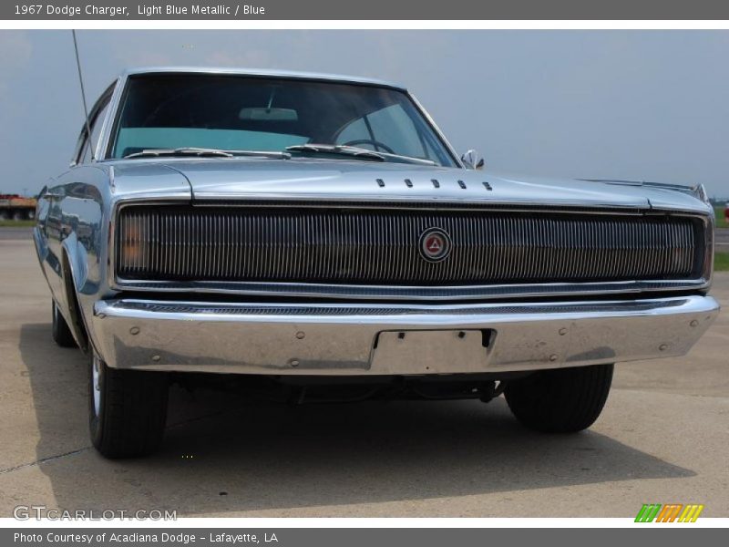 Light Blue Metallic / Blue 1967 Dodge Charger