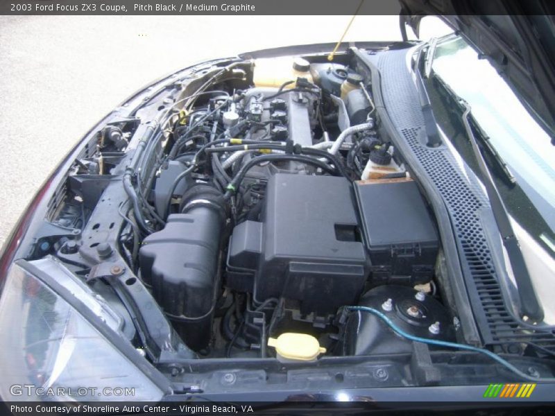Pitch Black / Medium Graphite 2003 Ford Focus ZX3 Coupe