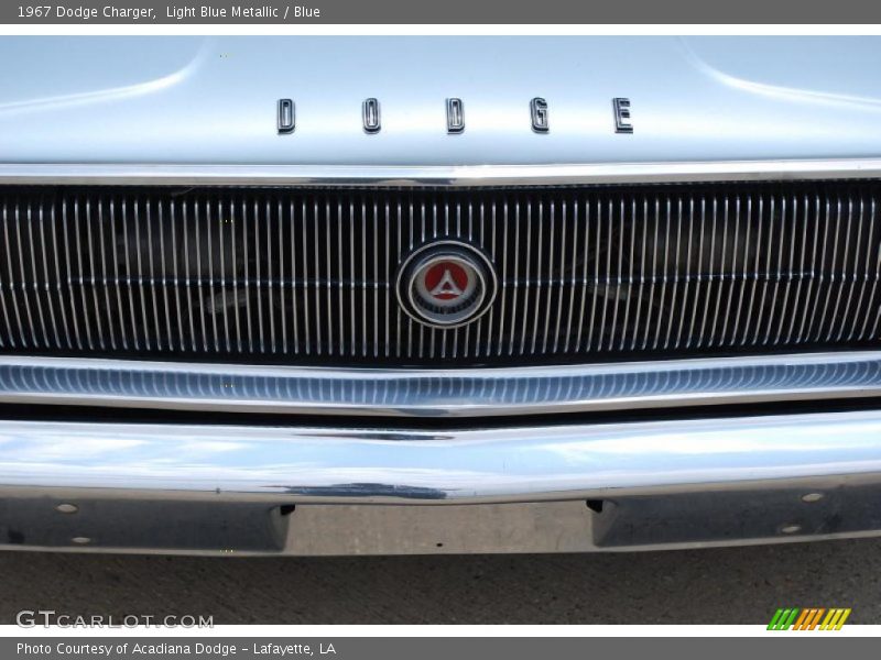 Light Blue Metallic / Blue 1967 Dodge Charger