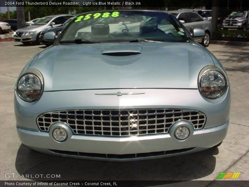 Light Ice Blue Metallic / Black Ink 2004 Ford Thunderbird Deluxe Roadster