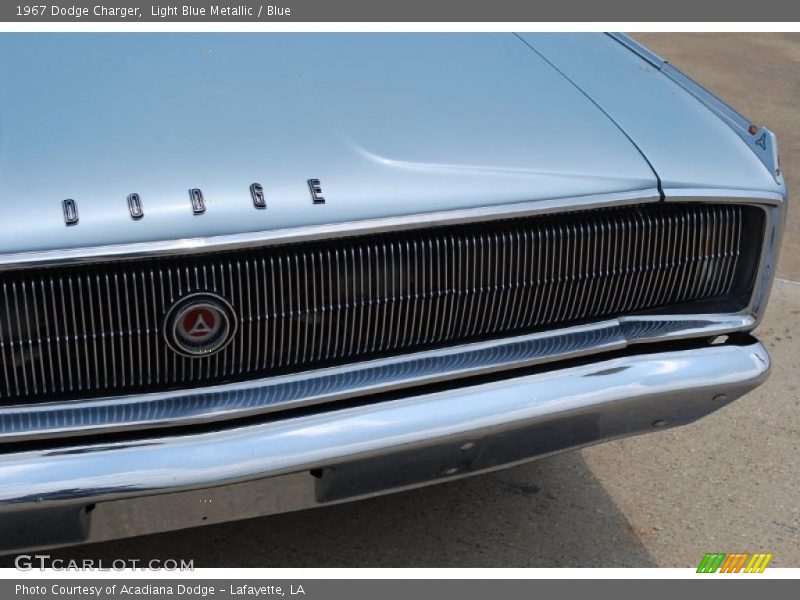 Light Blue Metallic / Blue 1967 Dodge Charger