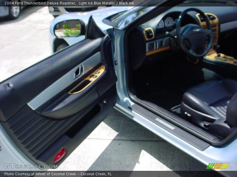 Light Ice Blue Metallic / Black Ink 2004 Ford Thunderbird Deluxe Roadster