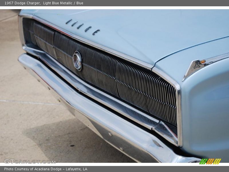 Light Blue Metallic / Blue 1967 Dodge Charger