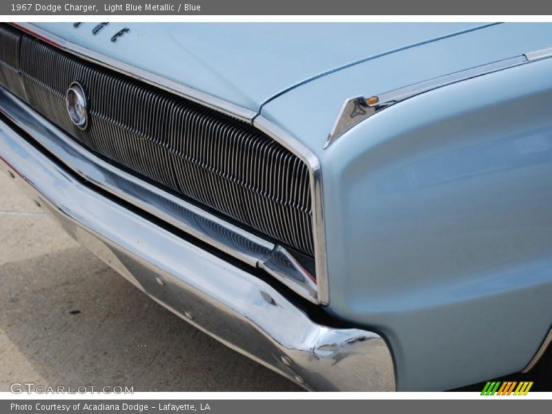 Light Blue Metallic / Blue 1967 Dodge Charger