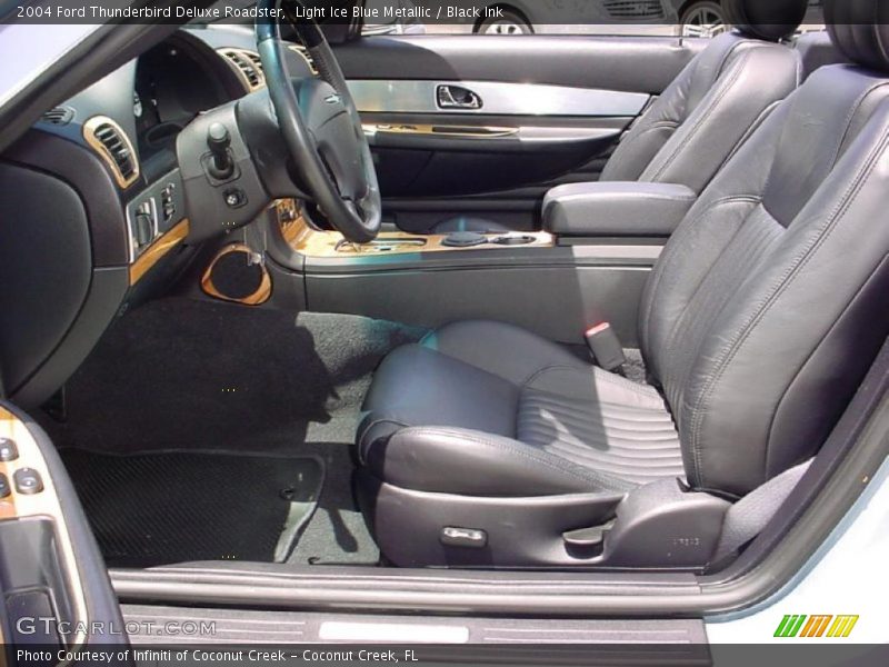 Light Ice Blue Metallic / Black Ink 2004 Ford Thunderbird Deluxe Roadster