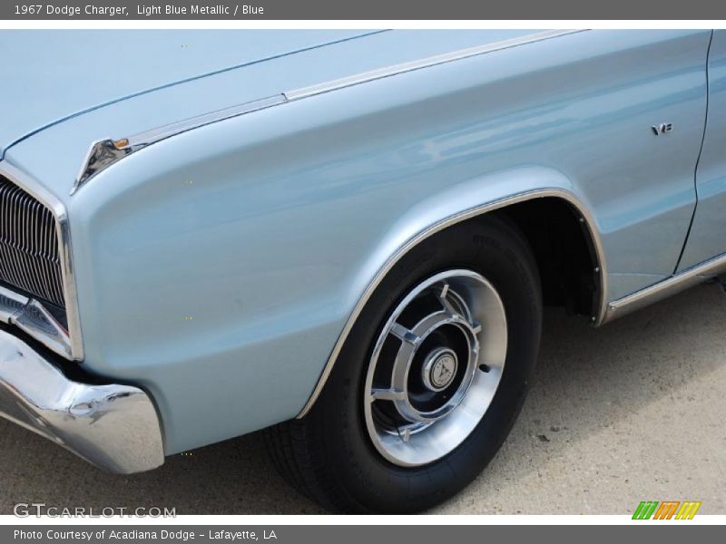 Light Blue Metallic / Blue 1967 Dodge Charger