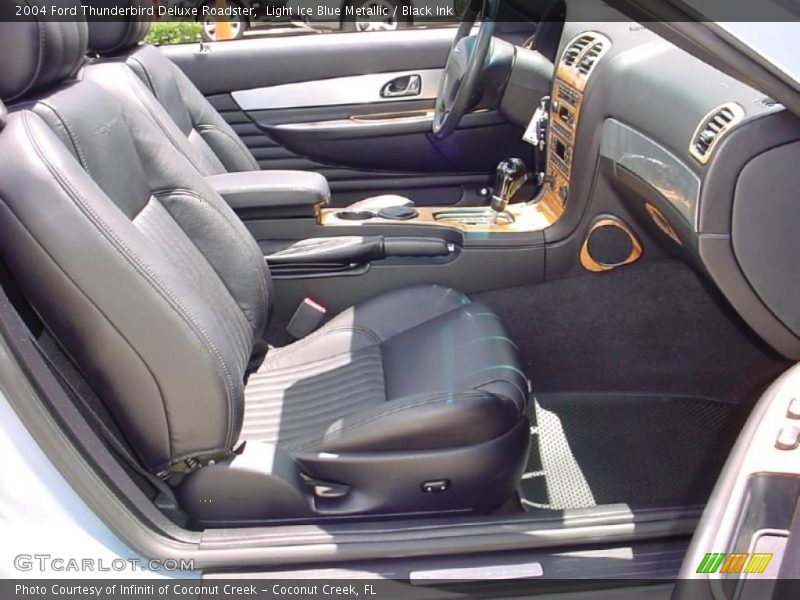 Light Ice Blue Metallic / Black Ink 2004 Ford Thunderbird Deluxe Roadster