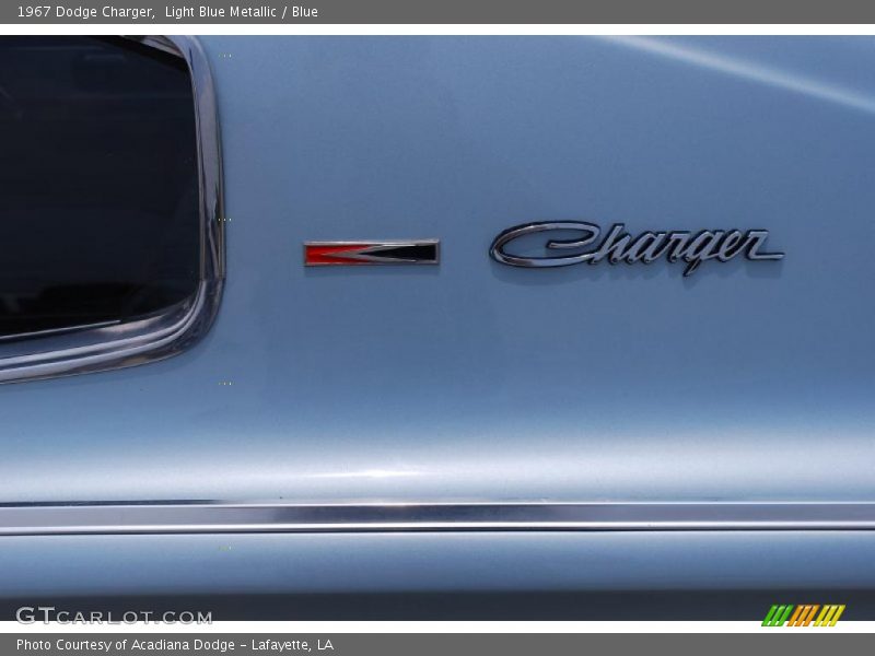 Light Blue Metallic / Blue 1967 Dodge Charger
