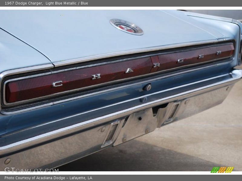 Light Blue Metallic / Blue 1967 Dodge Charger