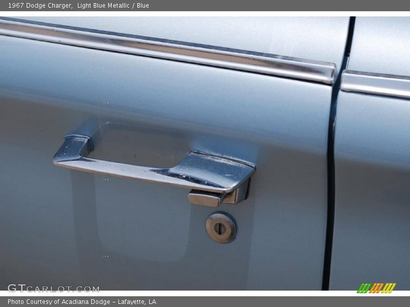 Light Blue Metallic / Blue 1967 Dodge Charger
