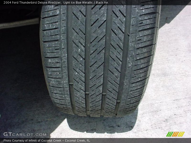 Light Ice Blue Metallic / Black Ink 2004 Ford Thunderbird Deluxe Roadster