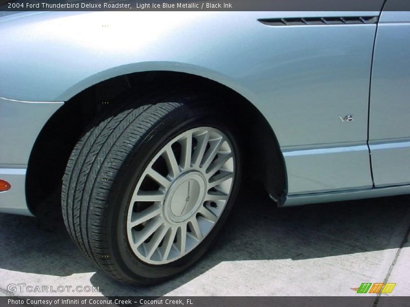 Light Ice Blue Metallic / Black Ink 2004 Ford Thunderbird Deluxe Roadster