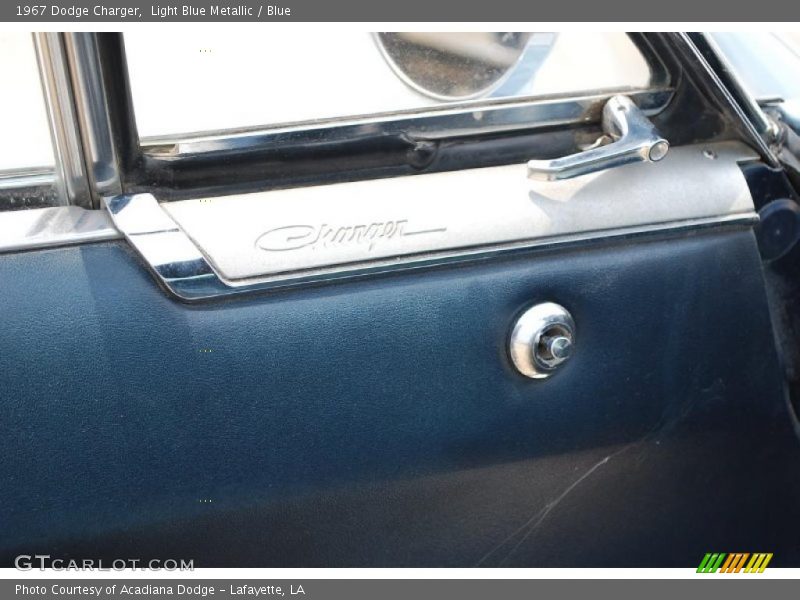Light Blue Metallic / Blue 1967 Dodge Charger
