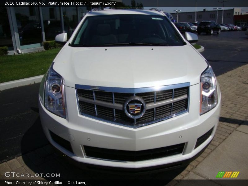 Platinum Ice Tricoat / Titanium/Ebony 2010 Cadillac SRX V6