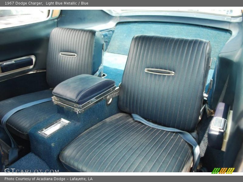 Light Blue Metallic / Blue 1967 Dodge Charger