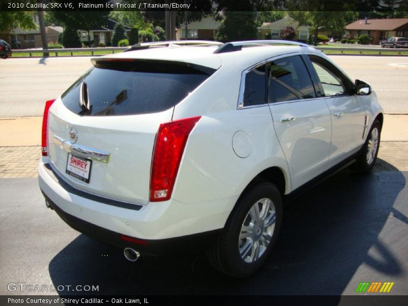 Platinum Ice Tricoat / Titanium/Ebony 2010 Cadillac SRX V6